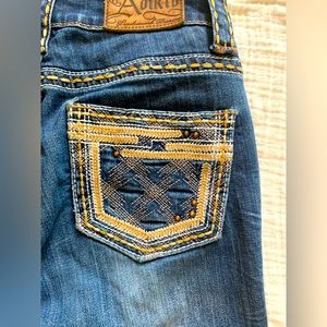 Adiktd western jeans. Size 2/27 length: 34”